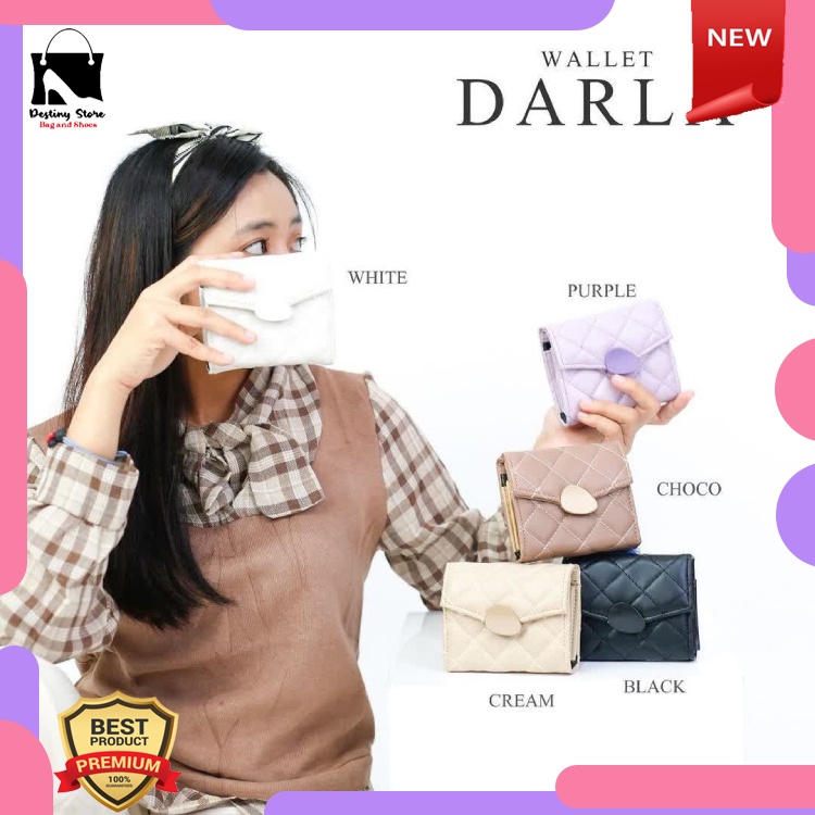 ORIGINAL/DOMPET PREMIUM/DOMPET WANITA/DOMPET IMPORT DARLA SURABAYA