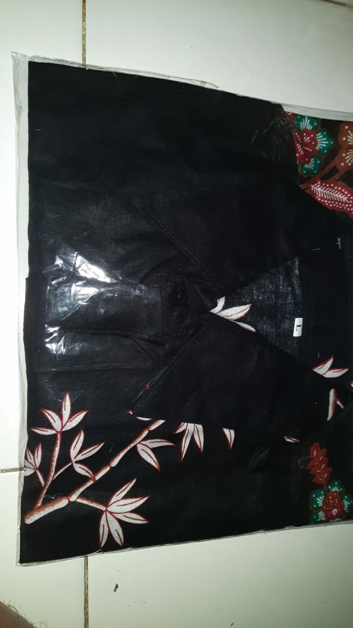 Bswart Batik Hrb026 Kenongo Hem Pendek Padi Pekalongan M L Xl Batik Pria Murah Modern Grosirhem Army