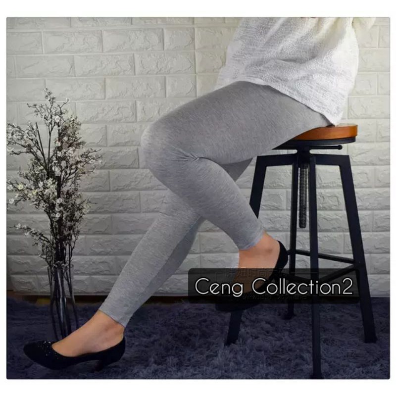 Legging Panjang Soft Rayon Standar &amp; Jumbo