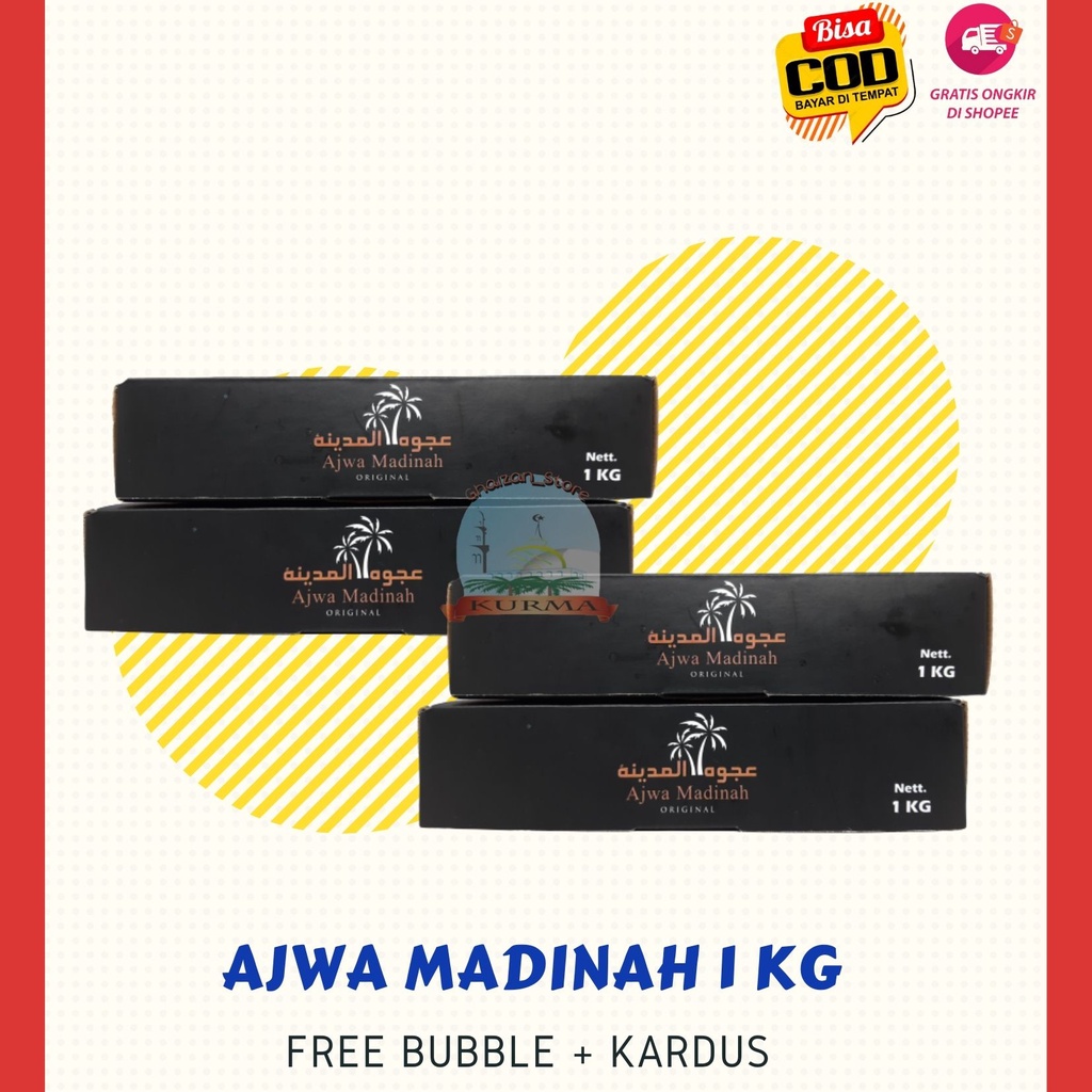 

Kurma Ajwa 1 Kg ( Besar ) | Kurma Nabi | Ajwa Madinah | Kurma Nabi Madinah