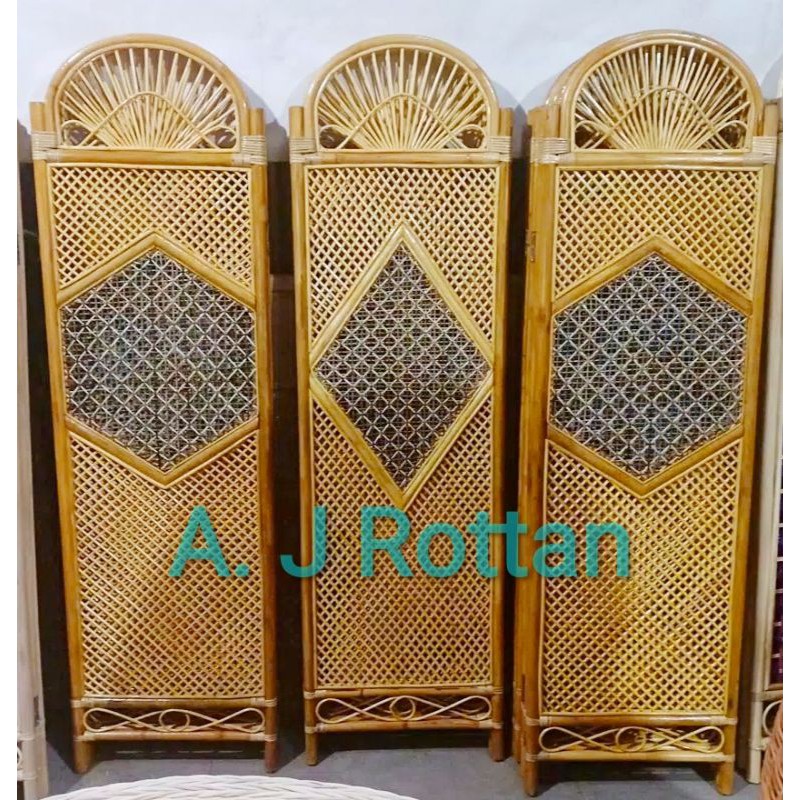 Sketsel rotan asli isi 4 pintu