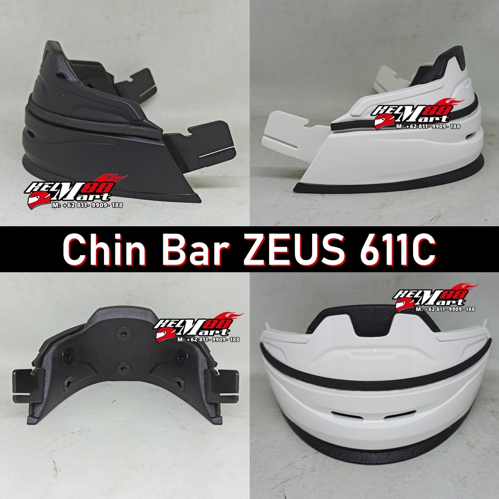 Chin Bar Zeus 611C Chin Guard Helm Zeus Bagian Dagu ZS611C ZS-611C Zeus Modular