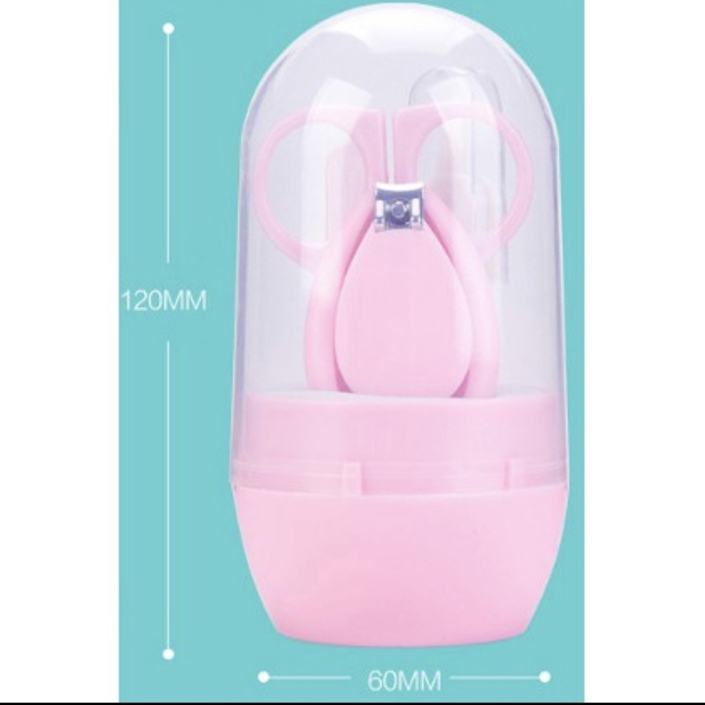 GUNTING KUKU BAYI SET 4 / MANICURE SET BABY / BABY NAIL CLIPPER (IP)