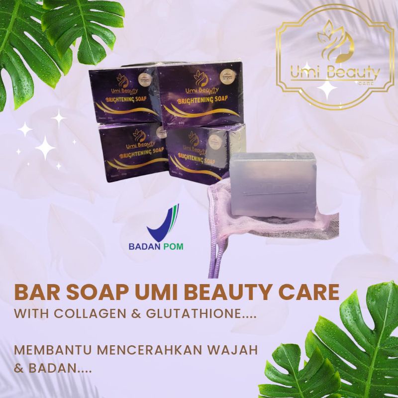 BRIGHTENING SOAP UBC // SABUN BATANG BPOM // SABUN BANGSAWAN // UMI BEAUTY CARE