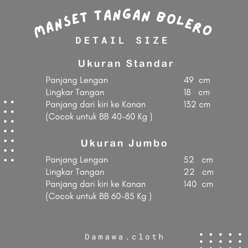 Manset Tangan Sambung Bolero Kaos Spandek Rayon | Manset anti melorot-4