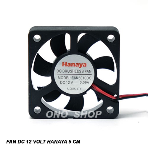 Fan DC 12 Volt Hanaya 5 cm