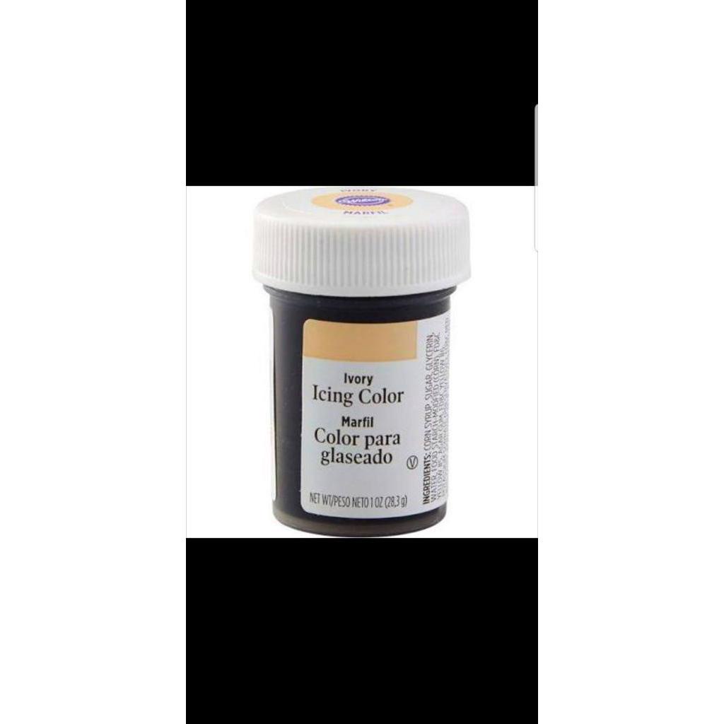 

Wilton color Ivory 1oz