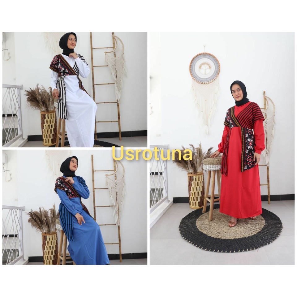 GAMIS BATIK KATUN MIX MPSCRAPE / GAMIS TRENDI 2021