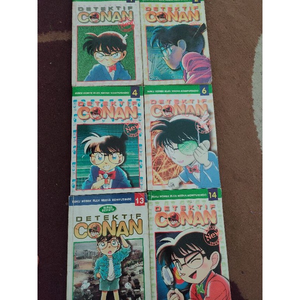 komik detektif Conan bekas