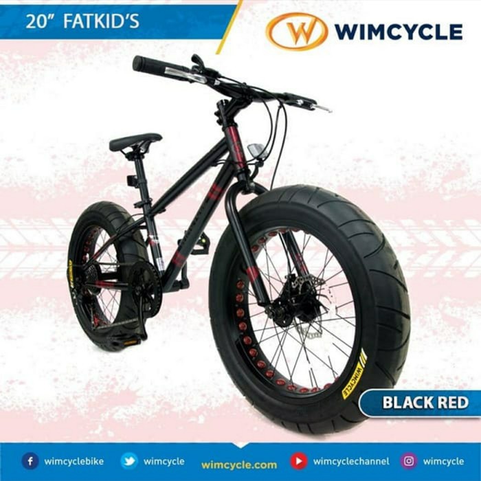 Sepeda MTB 20 Fatbike Fatkid Wimcycle