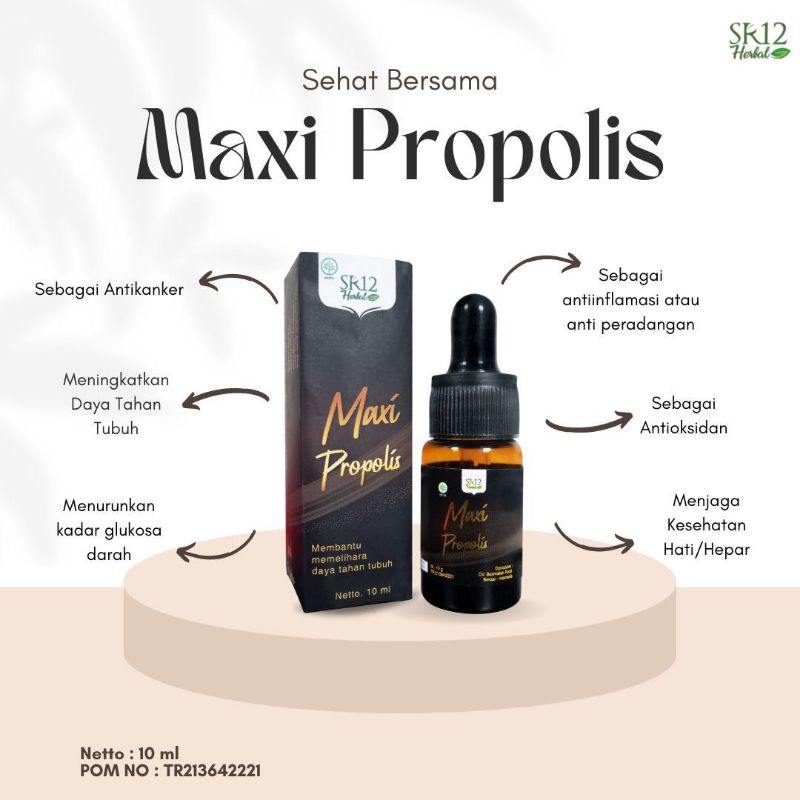 Maxi Propolis SR12 Menjaga &amp; Meningkatkan Daya Tahan Tubuh Termurah