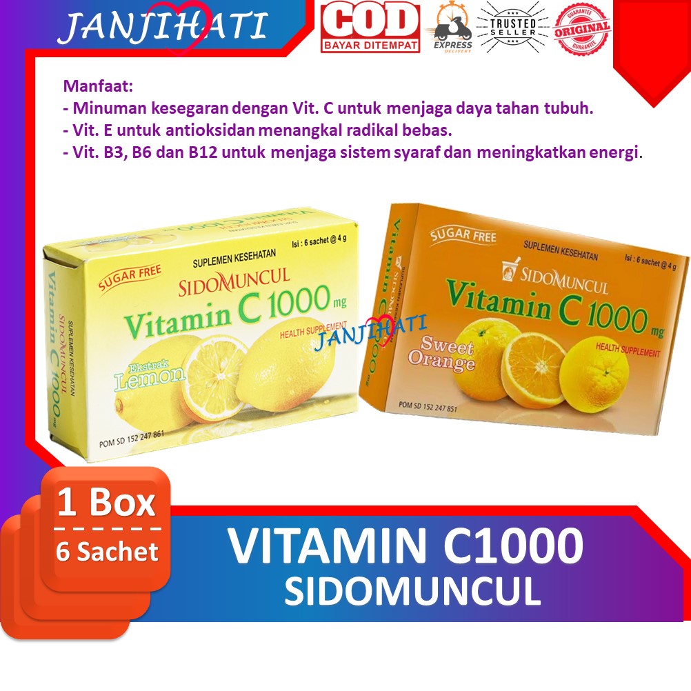 Vitamin C 1000mg Sidomuncul