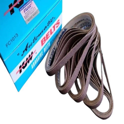 Asahan KM 8&quot; Kilat Biru / Abrasive Belt Mesin Potong Kain KM Tegak