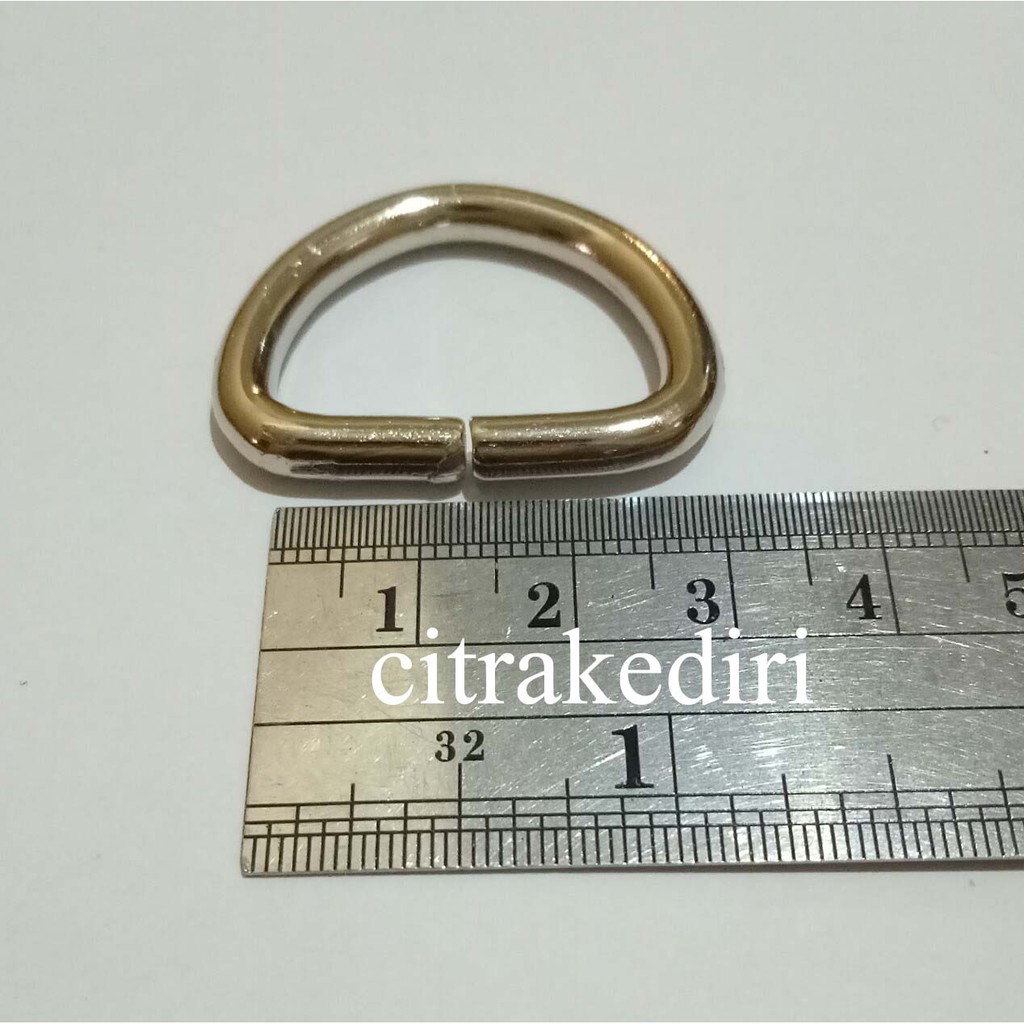 Ring D 2.5 cm tebal 5mm - ring d tas tebal