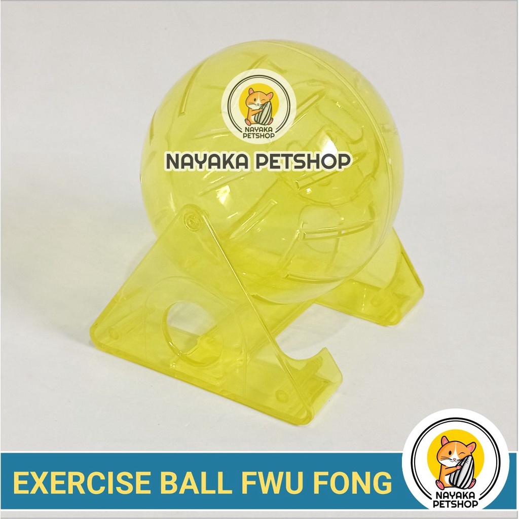 Exercise Ball Bola Hamster Jogging Wheel Kincir Rolling