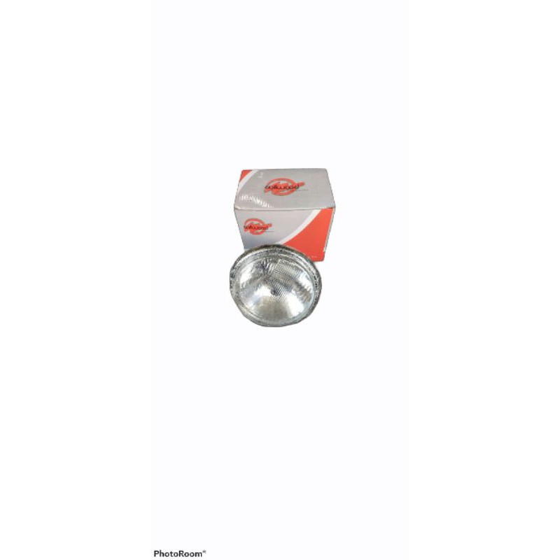 Lampu jute pesek kaca datar