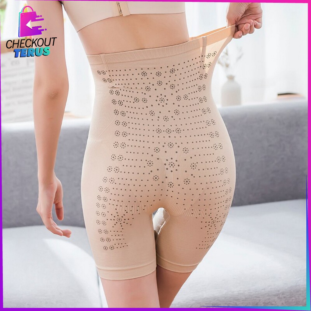 CT P111 Celana Korset Pelangsing Perut Wanita Korset Infrared Korset Slimming Pants Corset Stagen Pengecil Perut Wanita Celana Pengecil Perut Wanita