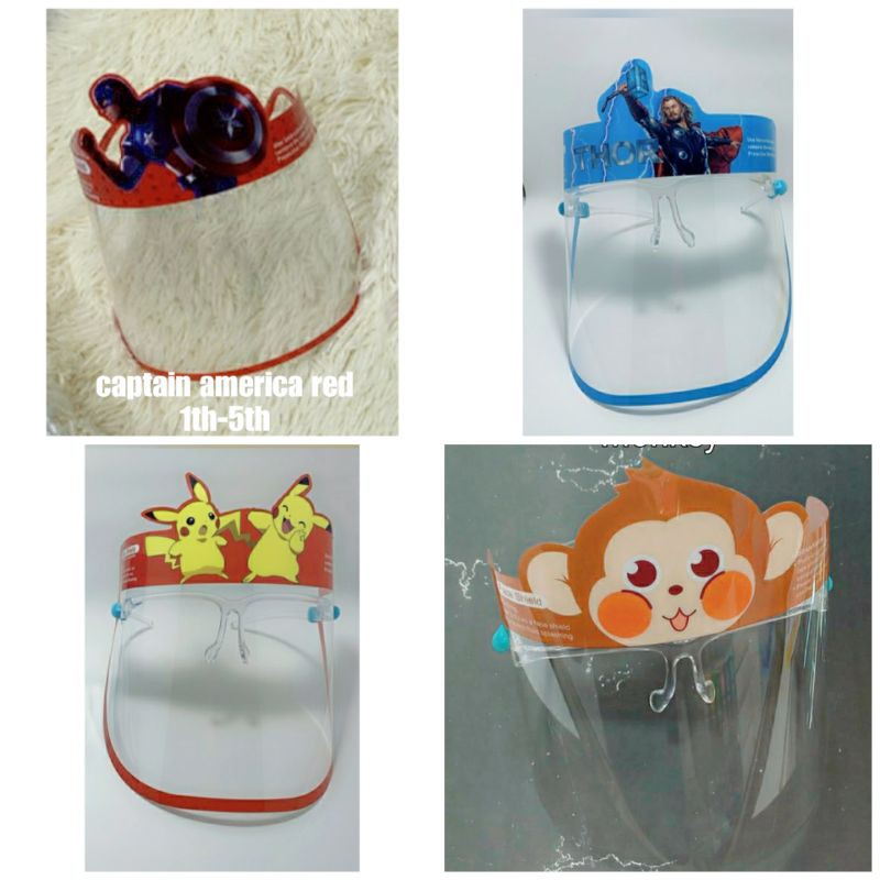 REFILL Face shield anak kacamata_REFILL faceshield anak kacamata 1th-8th