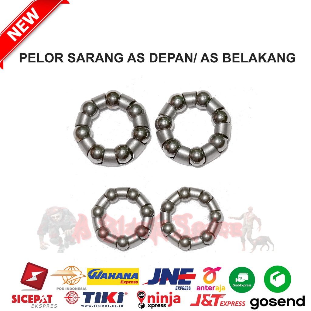 Sarang Pelor Gotri Hub As Depan Dan As Belakang Sepeda Anak 2 pcs