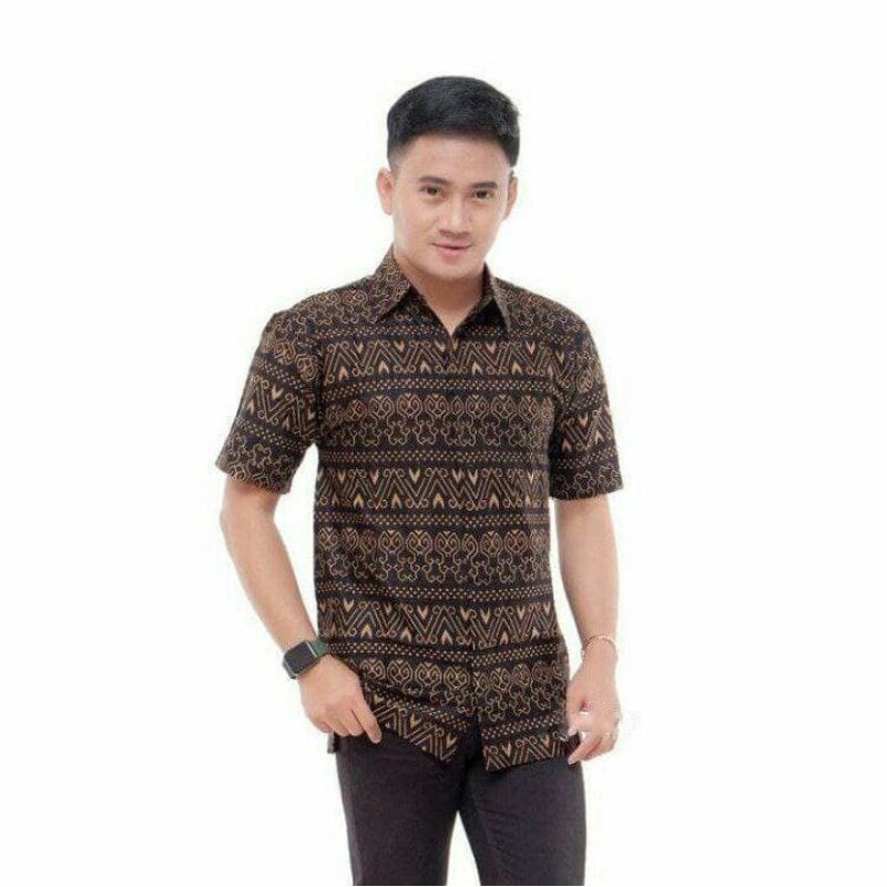 Kemeja Batik Anak - batik anak - baju batik anak laki laki umur 2-12 tahun hem batik anak pendek