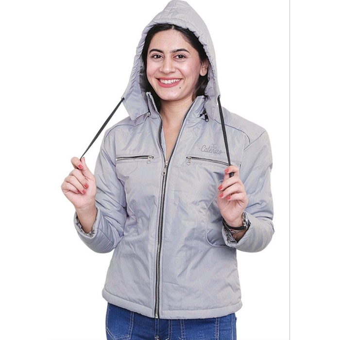 Jaket Hoodie Casual Distro Wanita Korea Original Kualitas Premium