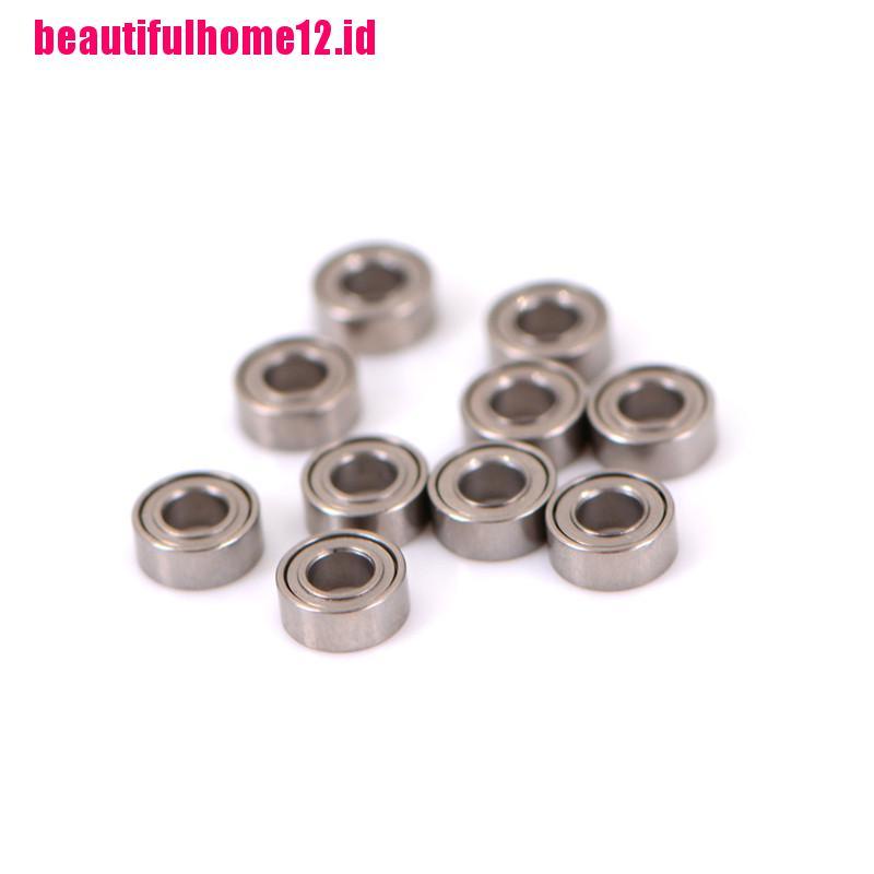 10pcs Bola bearing Mini MR63ZZ 3x6 X 2.5mm Bahan Baja