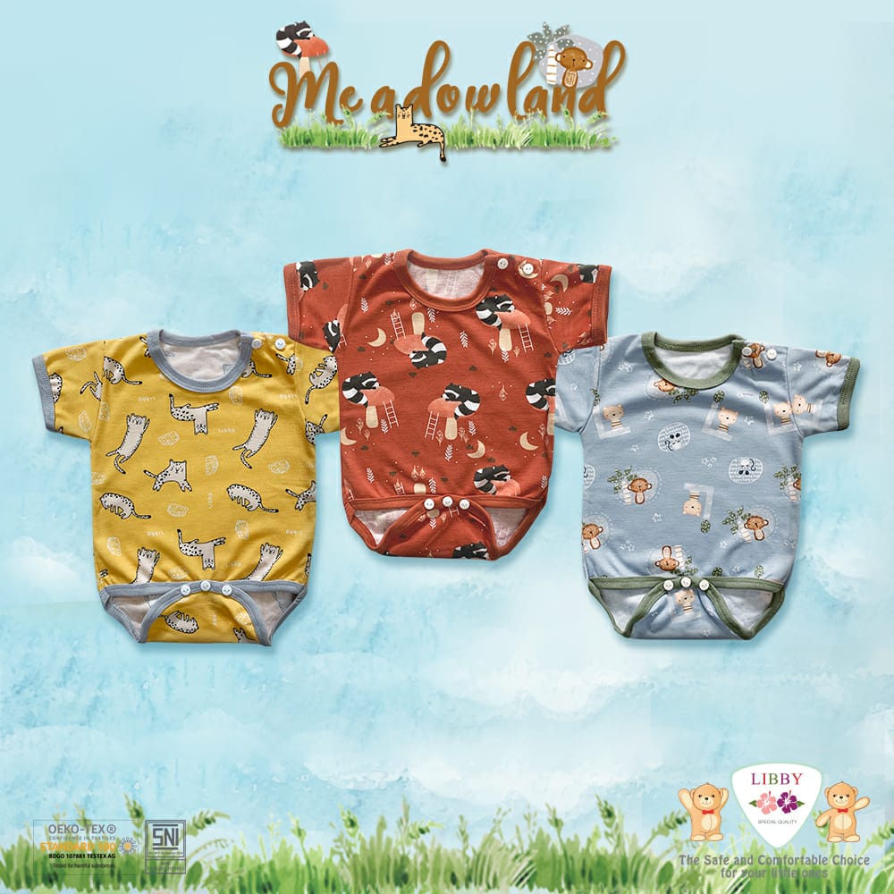 Jumper / Bodysuit Pendek Libby Miyo Bonbinzoo Newborn cherrybabykidsshop