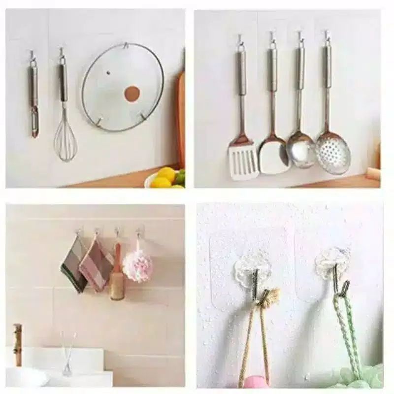 Tempelan Dinding / Gantungan / Sticky Wall Hook Hot Item