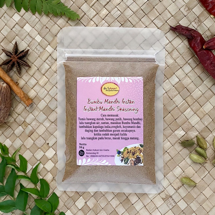 

Bumbu Nasi Mandhi Instan Sachet / Instant Mandi Seasoning Abu Sulaiman