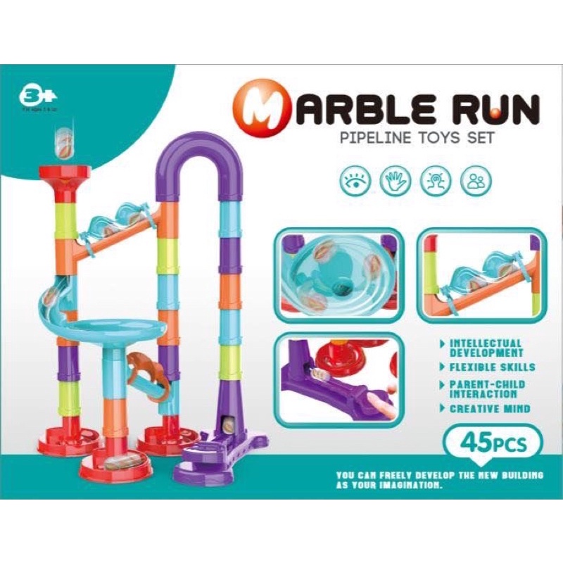 Marble Run Pipeline / Pipa Balap Kelereng / Marble Race