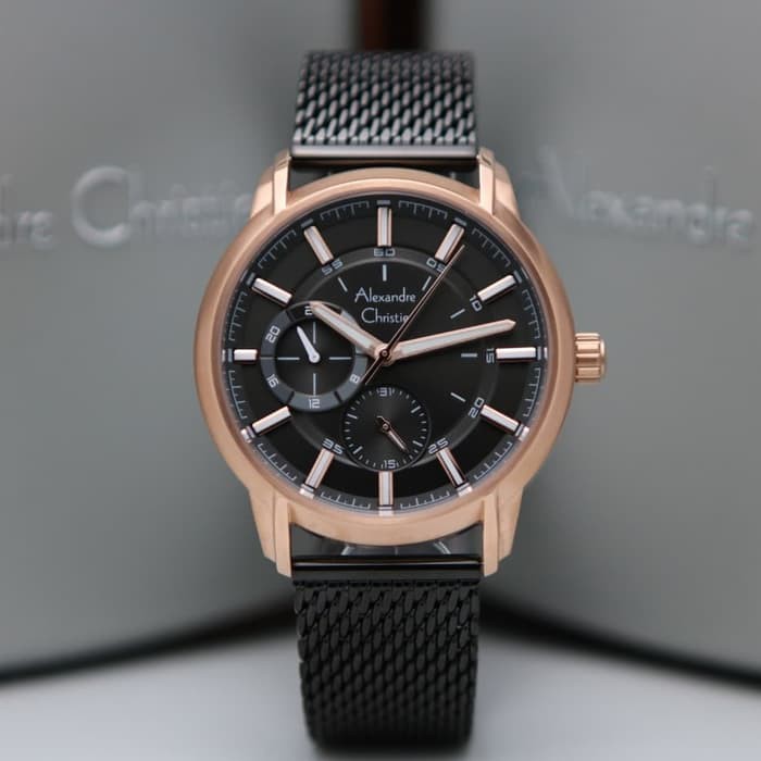 ALEXANDRE CHRISTIE AC 6542 ROSEGOLD BLACK