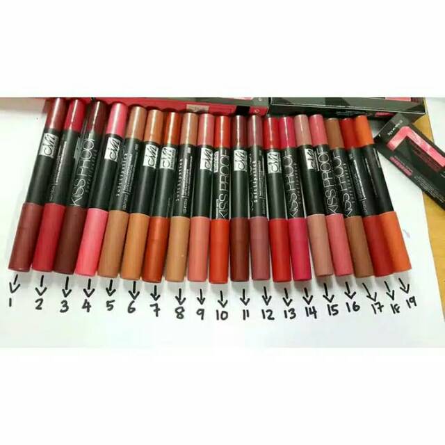 Menow kiss proof soft lipstick BPOM