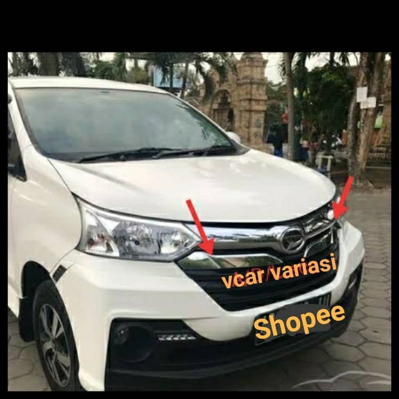 lis grill grille bumper depan Toyota  grand avanza/great new xenia sporty 2015 sampai 2018 2017 2016