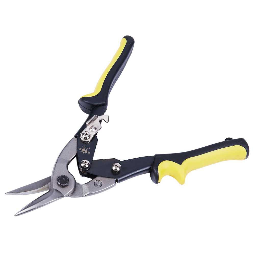 Terbaru ! LI CHEN Gunting Besi Flat Baja Heavy Duty Iron Scissors 10 Inch - W239