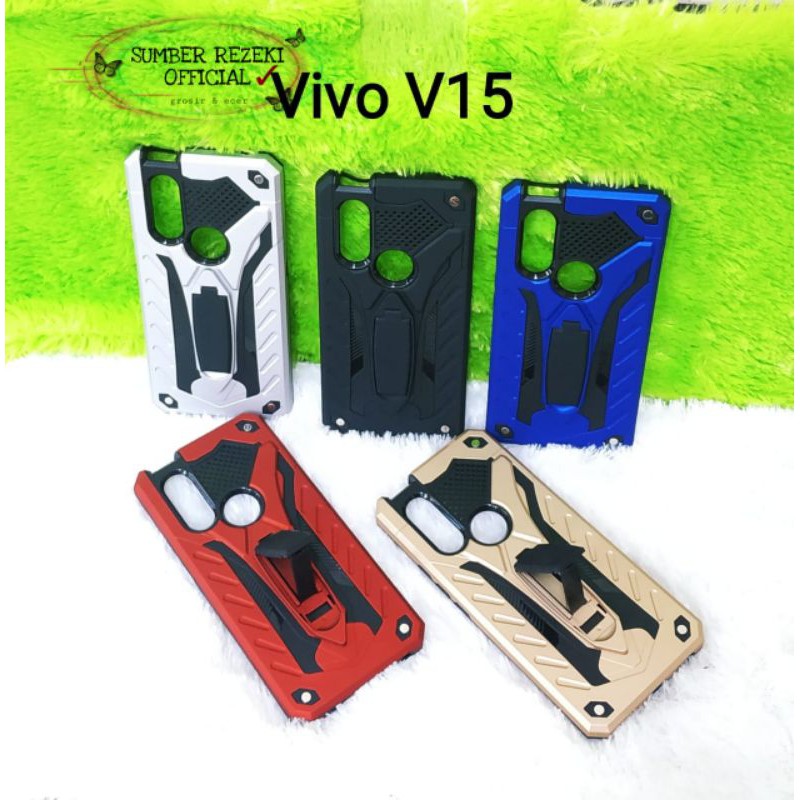 [SR] Vivo V15 Phantom Series Stand Iron THardcase Hardcase case Robot Vivo V15