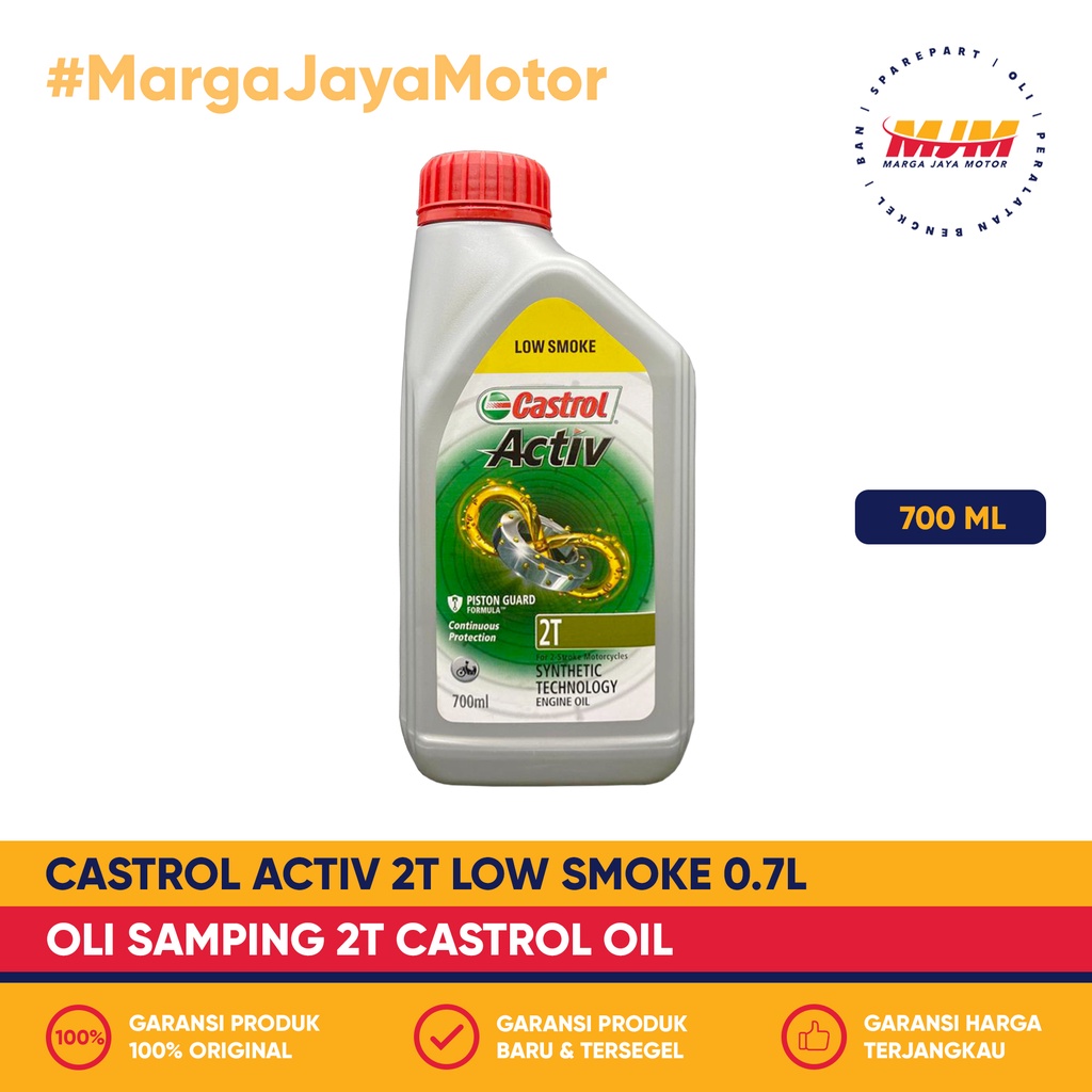 Castrol Activ 2T Low Smoke 700ml Oli Samping Castrol 0.7L