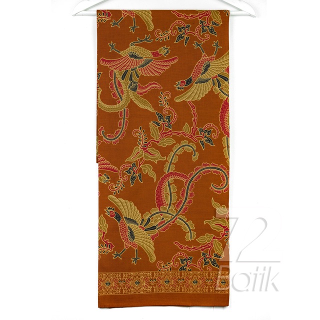 KAIN BATIK PREMIUM Bahan Katun Motif Burung Warna Choklat Coklat Cokelat Merah 723937 Cap 72 Jarik Jarit Samping Kebat Panjang Batik Katun Modern Premium Bahan Seragam Batik Pernikahan Kantor Keluarga Murah Kamen Jadi Batik Bali Lembaran