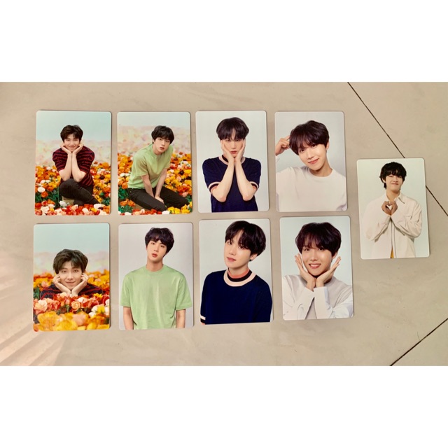 BTS LY Japan MD Mini PC Love Yourself Tour Japan Merchandise Mini Photocard RM Jin Suga J-Hope V