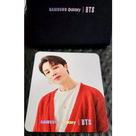photocard BTS X Samsung Galaxy Z Flip jimin