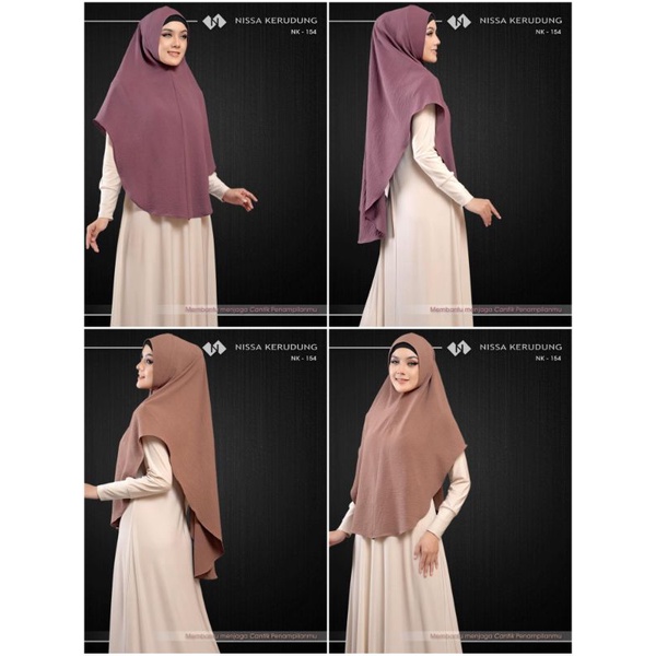 Khimar Panjang / Syari Crinkle KNK-154