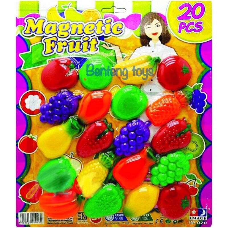 Mainan Buah Buahan Magnet - Magnet Fruit