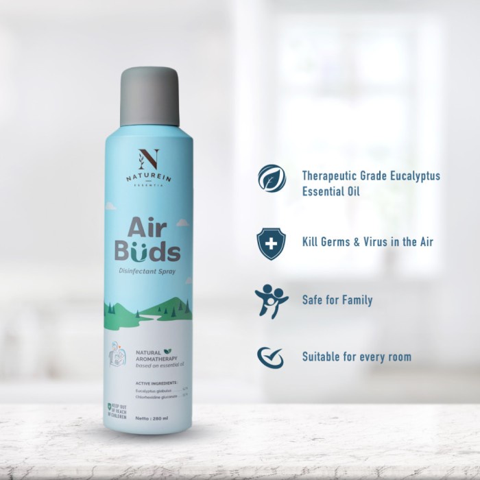 Naturein AirBuds Air Buds Disinfectant Spray