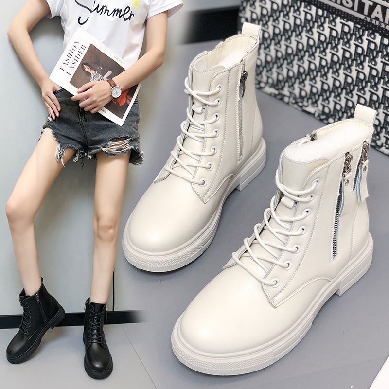 BS / Sepatu Boots Flats Wanita Kulit Premium Import 237