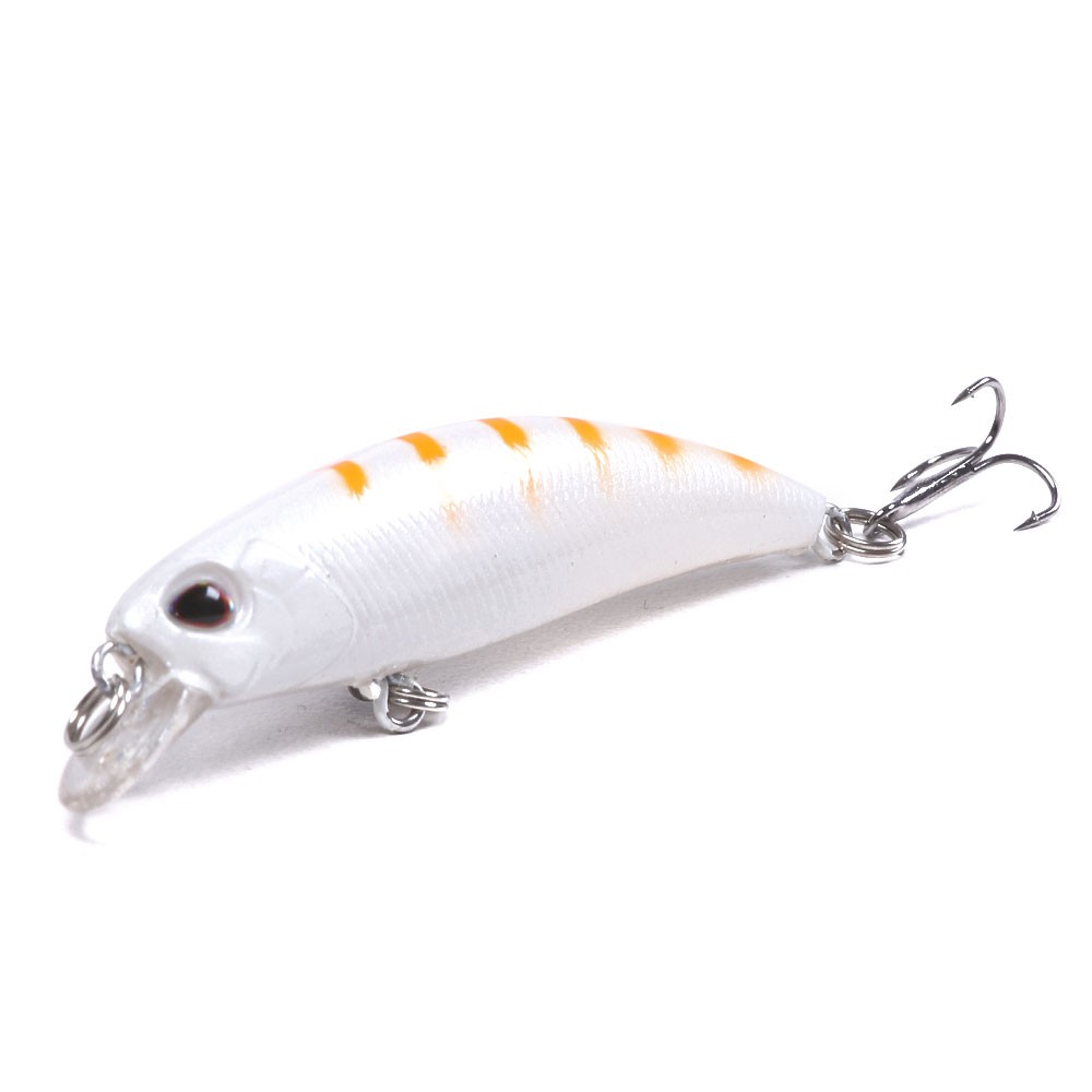 Hengjia 1pc Umpan Pancing Ikan Minnow 6cm / 4.5g Fishing Lure Wobblers Crankbaits Sinking Artificial Hard Bait Carp Mini Fishing Lures Tackle