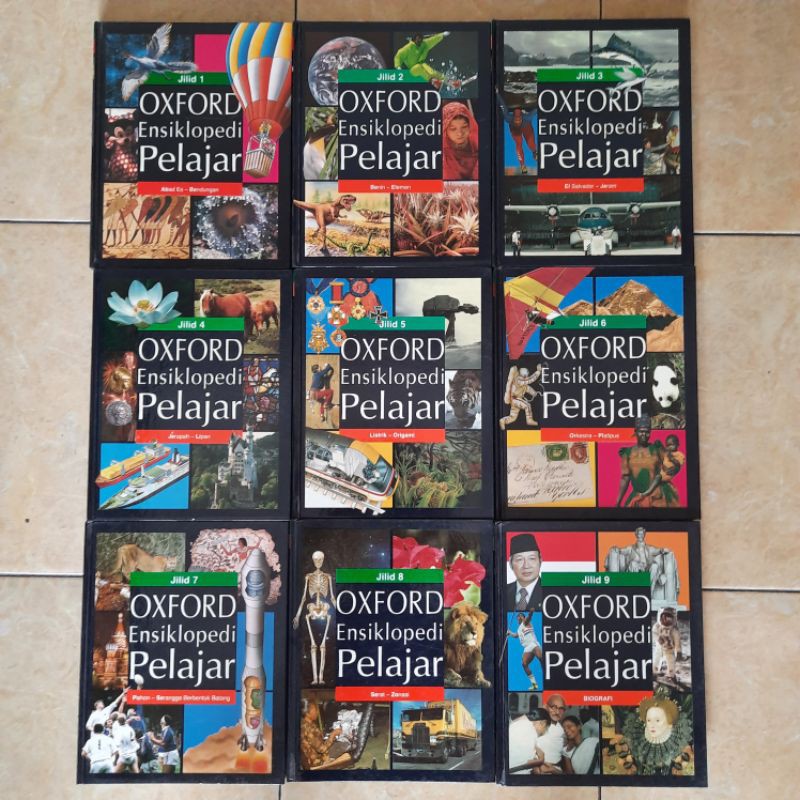 Jual Buku Oxford Ensiklopedi Pelajar Set Jilid 1-9 Hardcover Bahasa ...