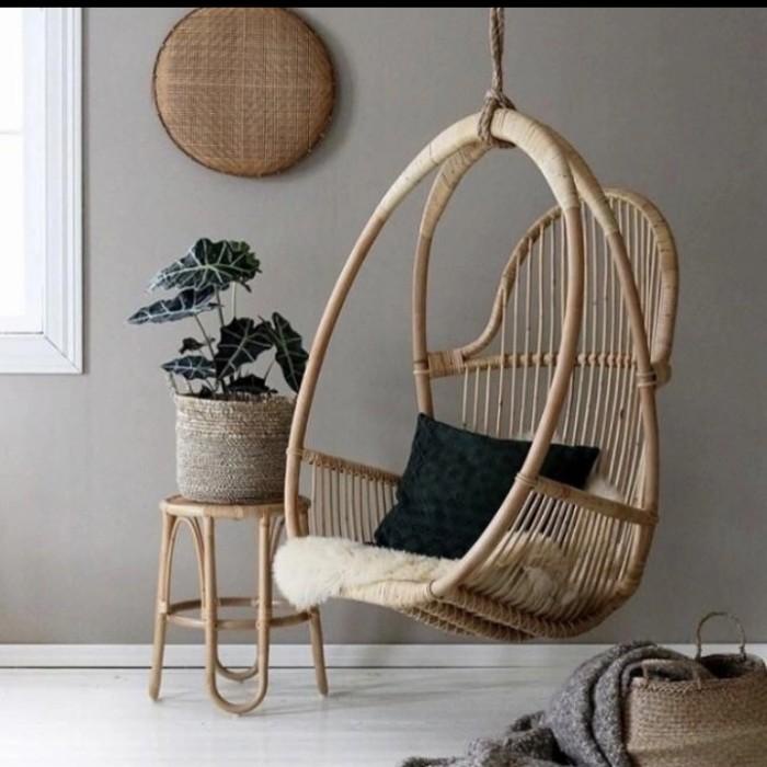 Ayunan Ayunan Rotan Gantung / Ayunan Rotan Indoor