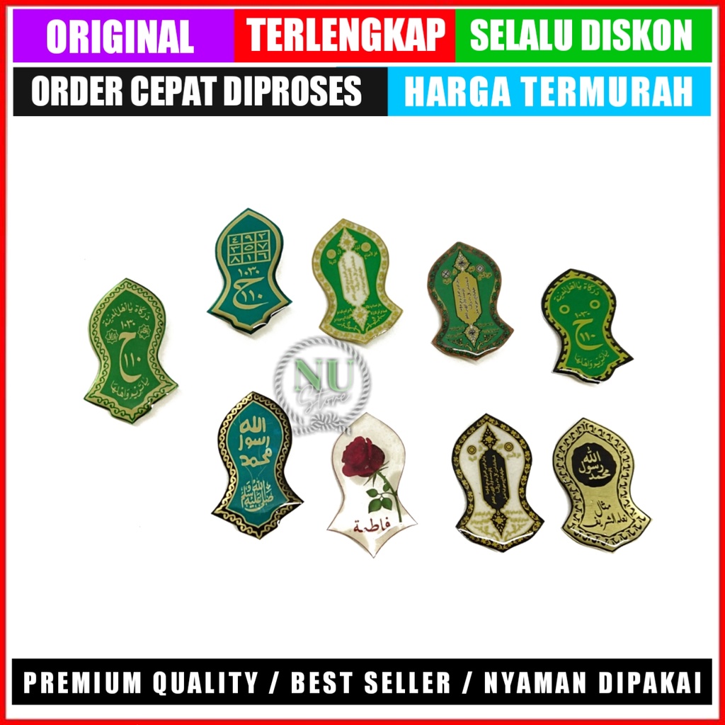 Pin Terompah BEST SELLER / Pin Terompah Nabi PREMIUM / Bros Terompah / Pin Nabi / Aksesoris Terompah