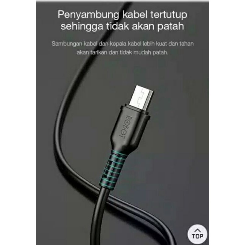 ROBOT RBM100 KABEL DATA FAST CHARGING ORIGINAL