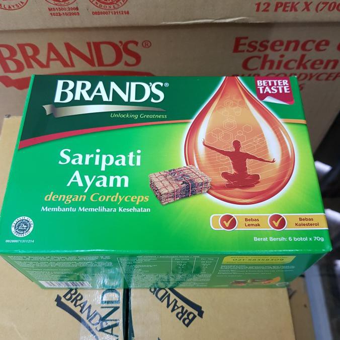 

✅Harga Brands Saripati Ayam Cordyceps 70 gr ( isi 6 btl ) ukuran besar ⭐⭐⭐⭐⭐