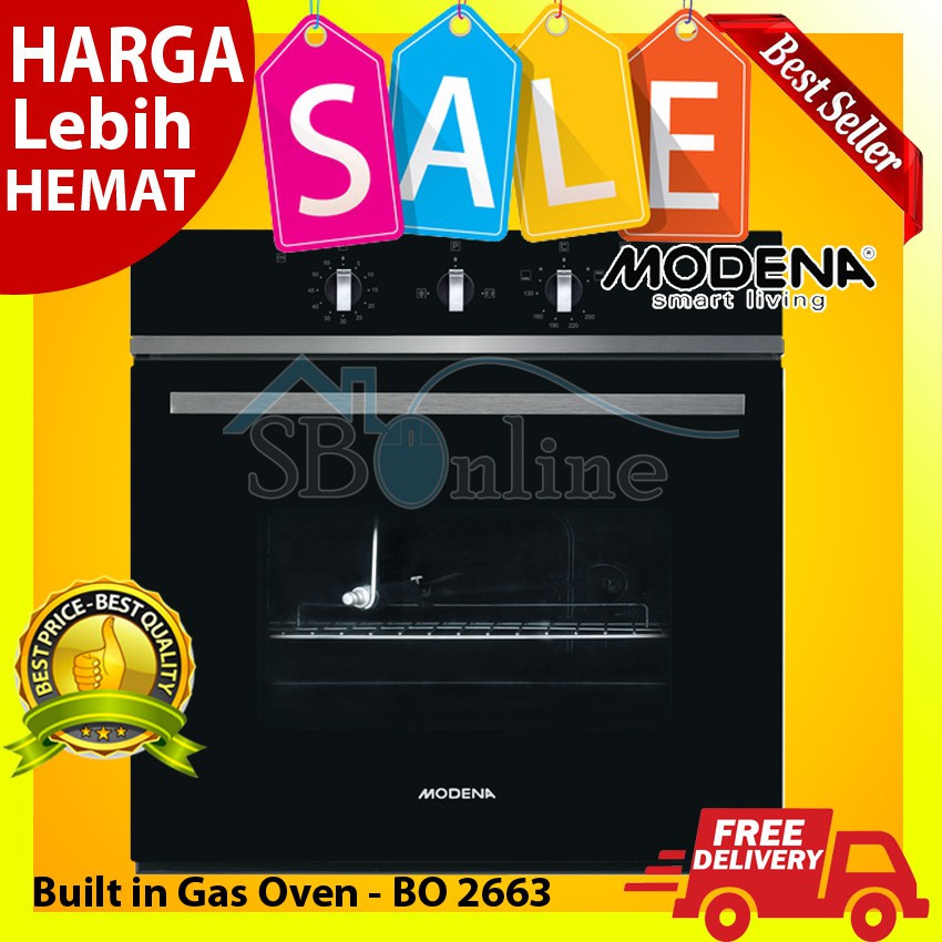 Modena Gas Oven 60cm Bo 2663